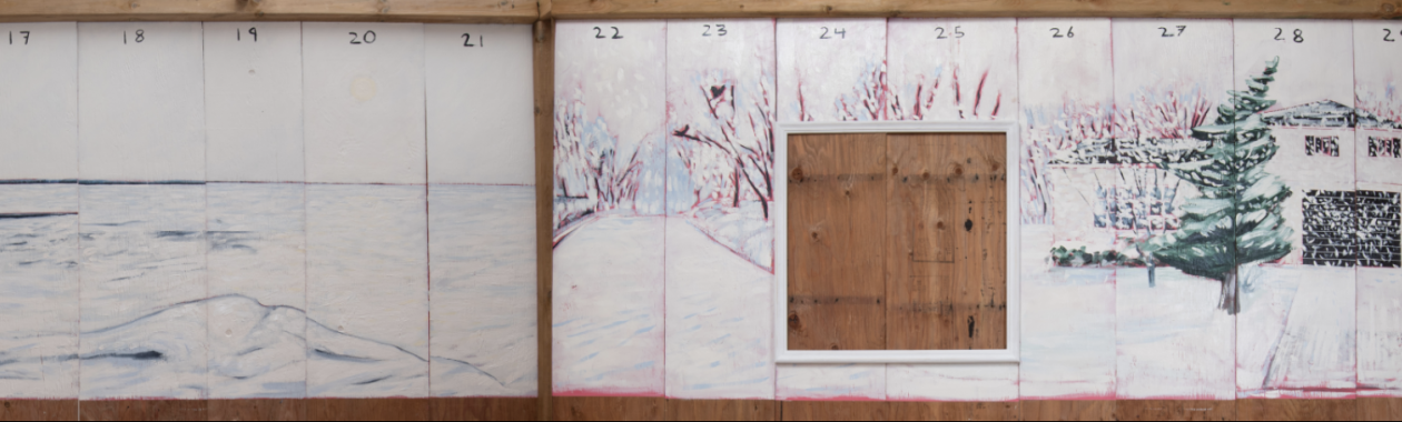 Kingston Sukkah, Painting by Brian Hoad